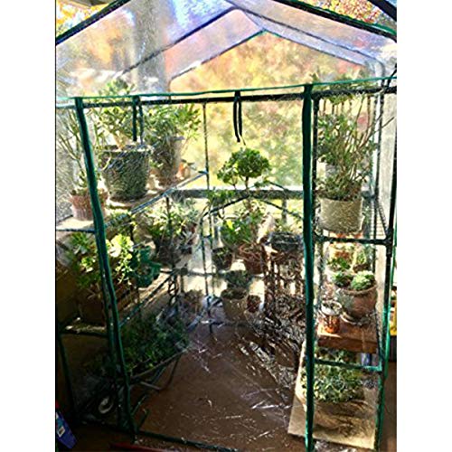 Mini Greenhouse with Locking Wheels and PVC Cover G5355