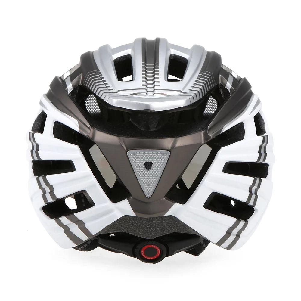 Mountain Bike Helmet with Back Light and Detachable Visor N683165