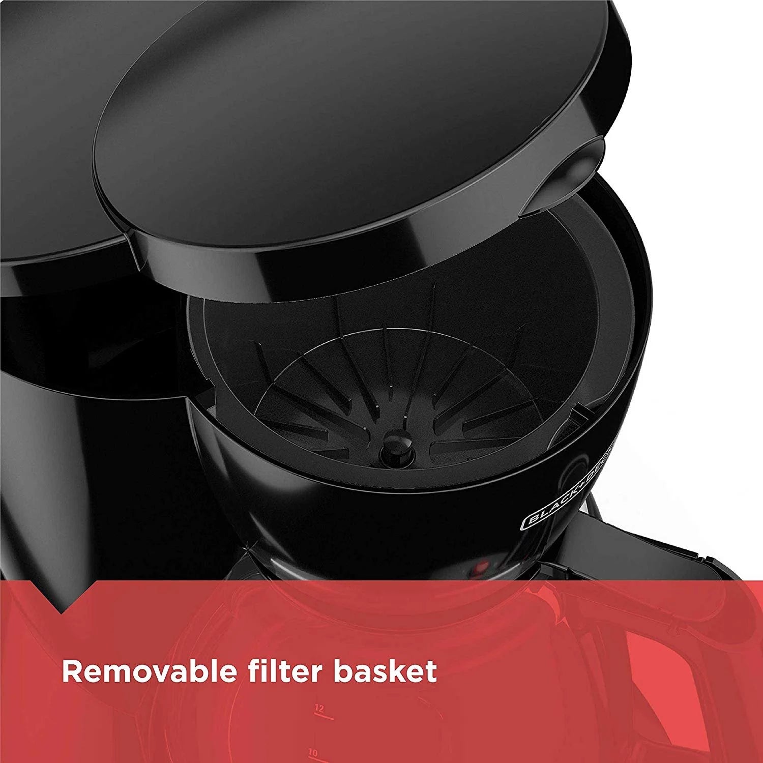 12-Cup Switch Coffee Maker with Glass Carafe T959