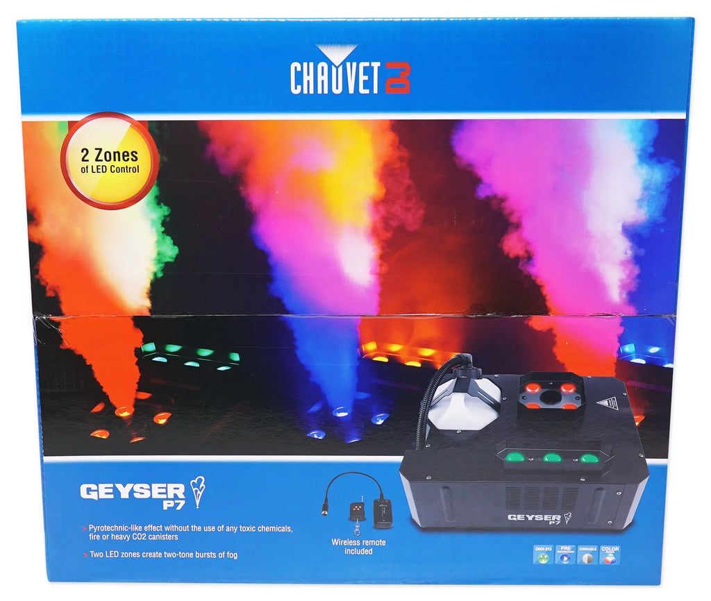 Fog Machine with RGBA+UV LED Effects J33838
