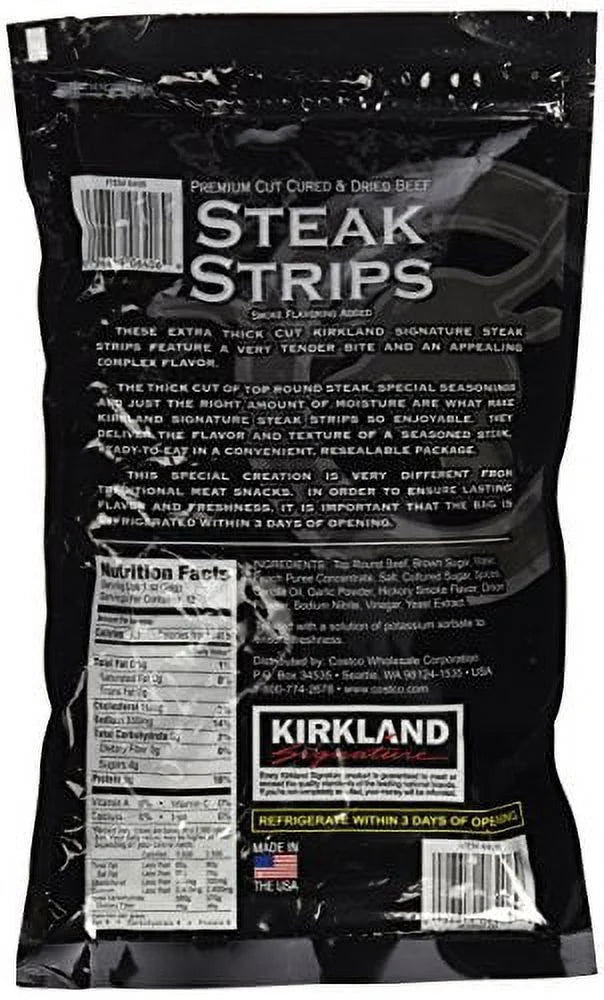 Steak Strips Jerky 12 Oz (2-Pack) G582