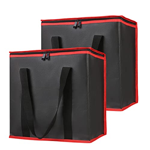 Insulated Food Delivery Bag Hot Cold Meal Carrier Cooler Tote K646948