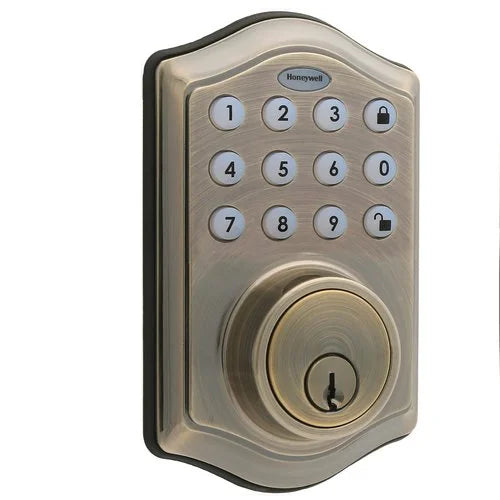 Electronic Entry Deadbolt with Keypad, Oil Rubbed Bronze J7444