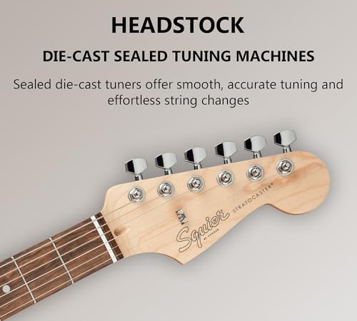 Stratocaster Electric Guitar Bundle with Amplifier, Gig Bag, Strap, Cable, Picks, and DVD S5583