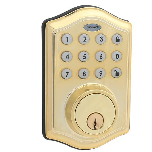 Electronic Entry Deadbolt with Keypad, Oil Rubbed Bronze J7444