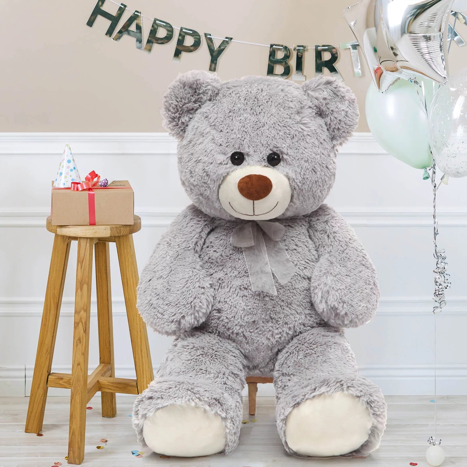 Giant Teddy Bear 35.4" Stuffed Animal Plush Toy L254