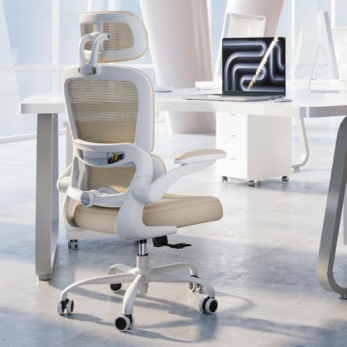 Ergonomic Mesh Office Chair with Wheels, High Back, 330 LBS Capacity C667113