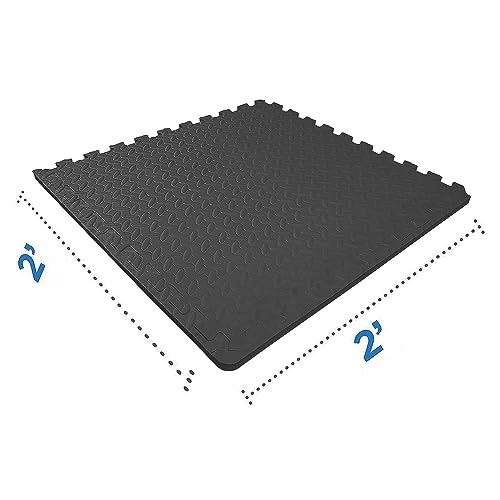 Puzzle Exercise Mat with EVA Foam Interlocking Tiles for MMA, Gymnastics and Home Gym N211438