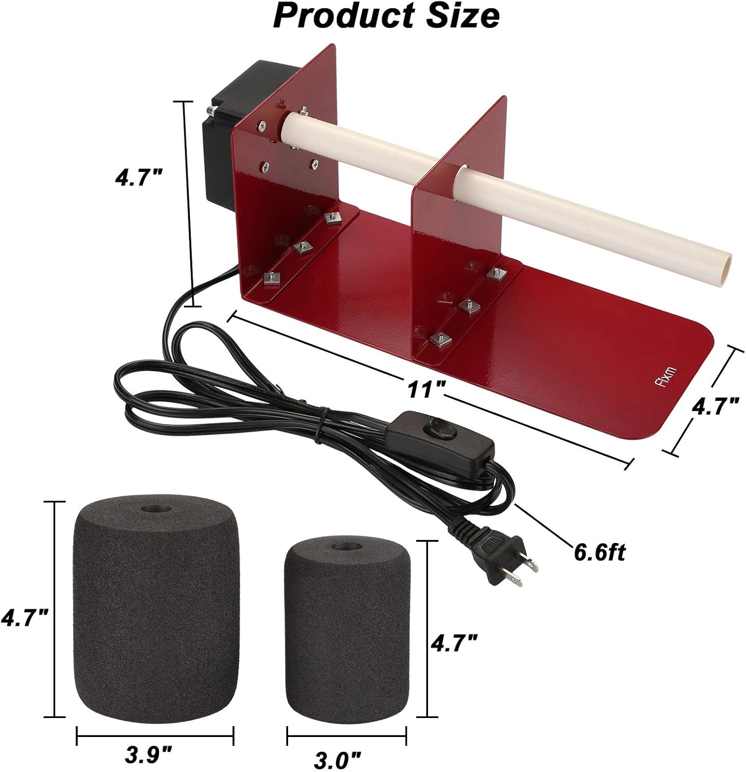 Cup Turner for Crafts Tumblers with 2-Way Rotation Silent Motor N234