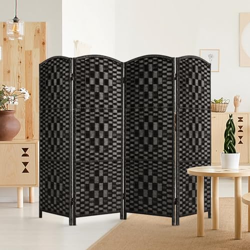 3 Panel Folding Room Divider, Privacy Screen, Dark Mocha S685