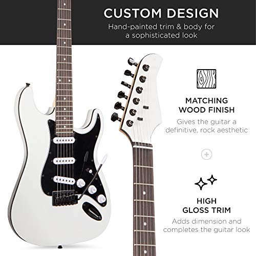 Beginner Electric Guitar Starter Kit with Case, Amp, and Accessories G63095