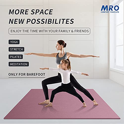 Extra Large Yoga Mat 12x6 ft Non-Slip Thick Exercise Mat for Home Gym Workout Z54498