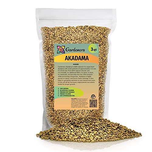 Pure Hard Akadama for Bonsai/Succulent Soil - 2 QUART - Small Grain for Cactus, Bonsai Plants Soil Amendment, Prevent Over Water, Provides Optimal Water Retention, Fast Drainage