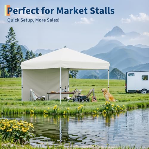 Pop Up Canopy Tent with Roller Bag and Adjustable Height O962