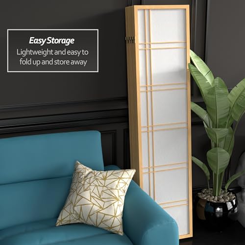 6 Panel Honey Room Divider X65165