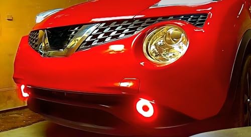 3-Inch Projector Fog Light Kit with Red LED Halo Ring P5713