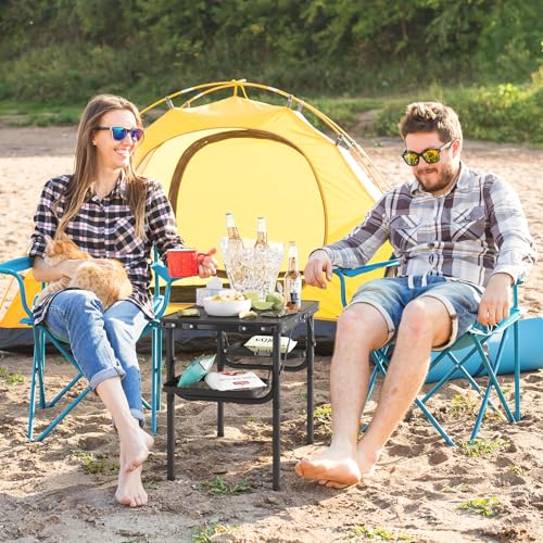 Folding Camping Table Small 2ft Portable Aluminum W647