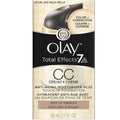 OLAY Total Effects 7 In One Anti-Aging Moisturizer + Touch Of Foundation Light To Medium 1.7 oz Pack of 4
