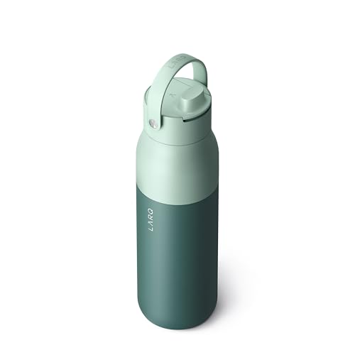 Insulated Stainless Steel Water Bottle 34oz with Silicone Handle L348874