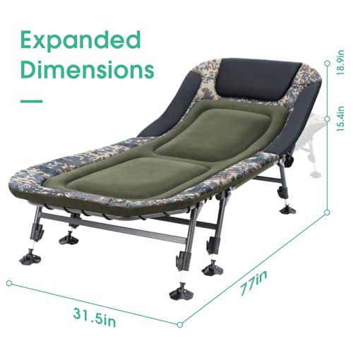 Camping Cot for Adults with Carry Bag, Heavy Duty Folding Bed X3436