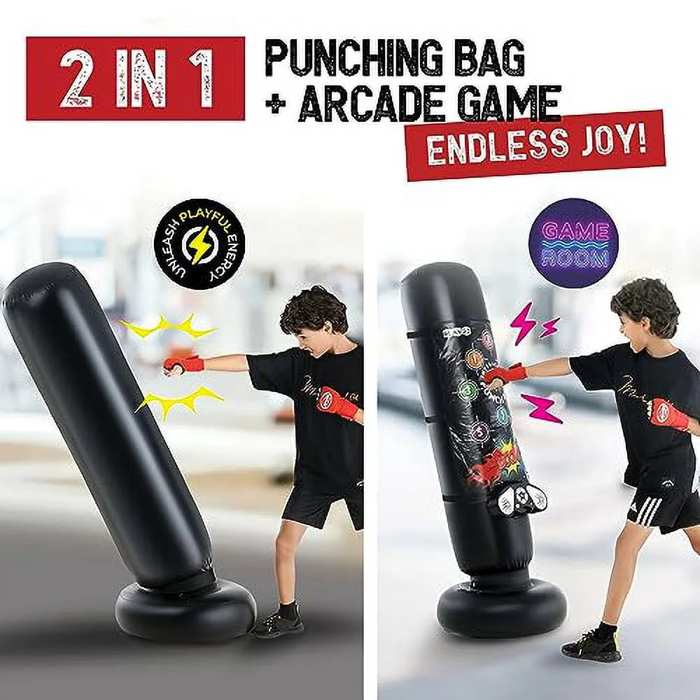 Punching Bag for Kids with Music, Lights, and Memory Game X1695