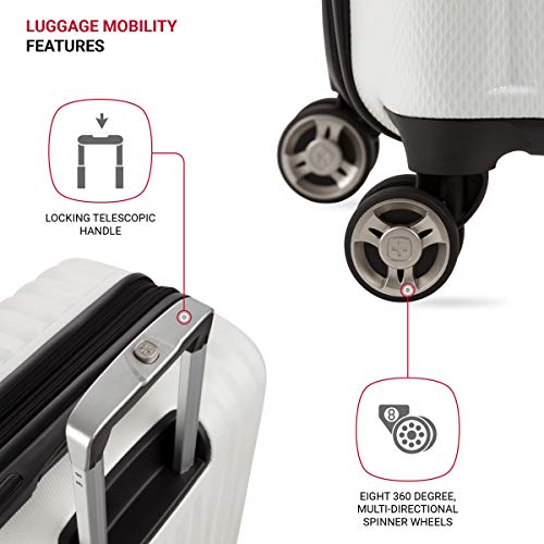 Expandable Hardside Carry-On Luggage with Spinner Wheels and TSA Lock F31623