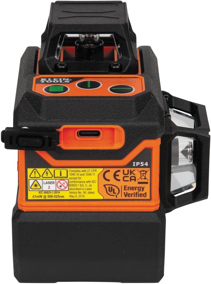 Compact Self-Leveling Laser Level, Green 360-Degree Planes, Rechargeable A2408