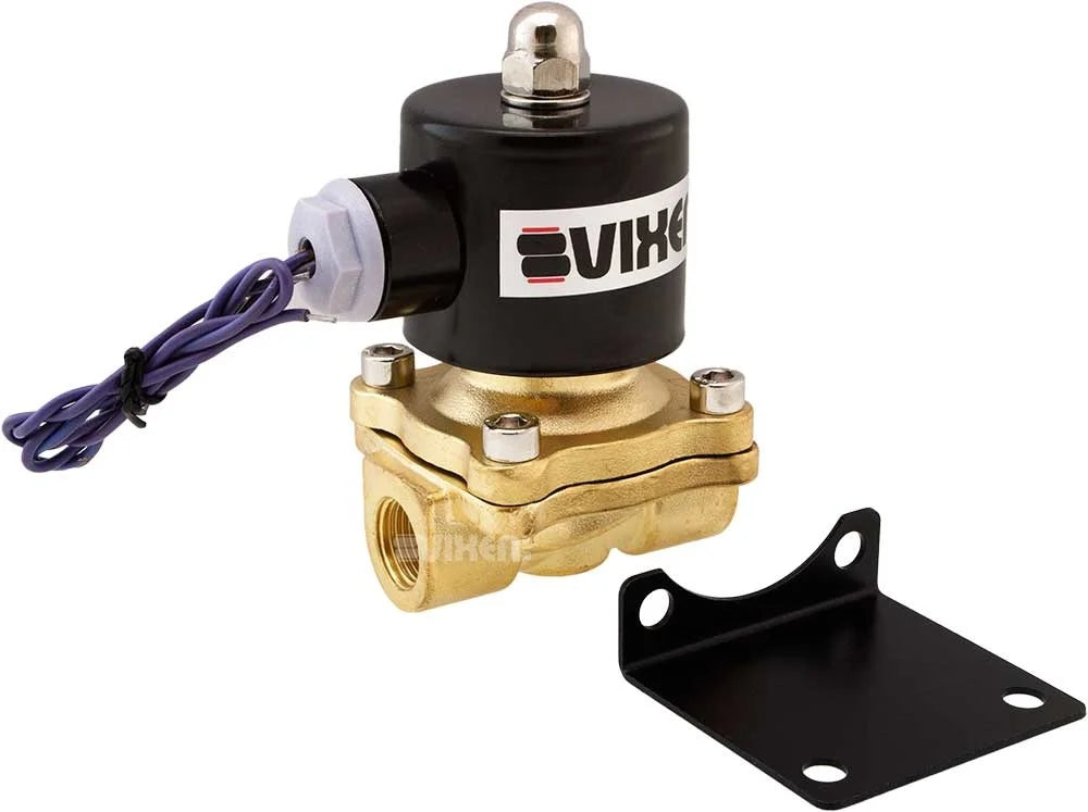 Vixen Air 3/8" NPT Air Ride Suspension High Flow Normally Closed Electric Air Valve (Solenoid) 210 PSI VXF2038