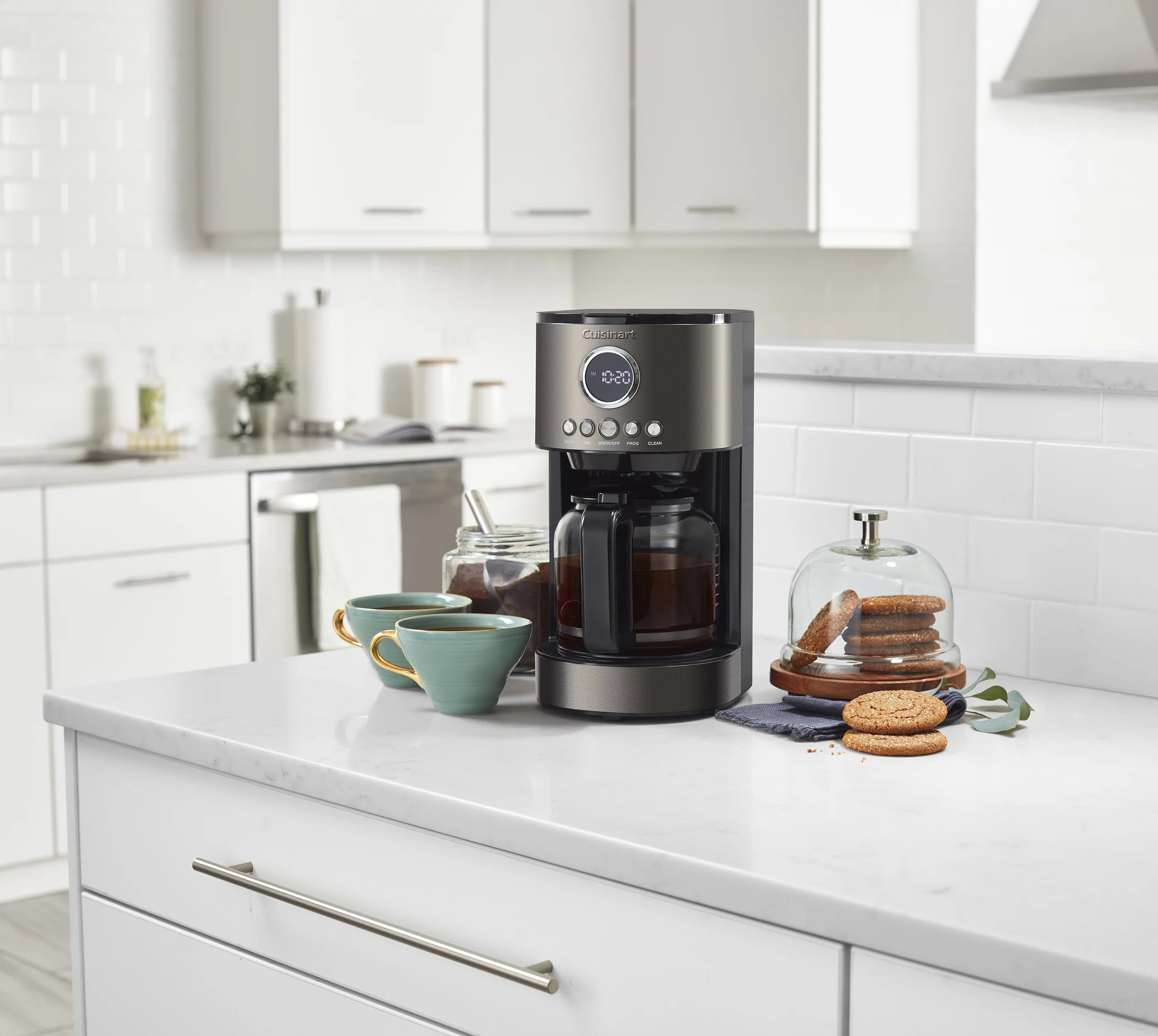 12 Cup Coffeemaker, Stainless Steel Black H438427
