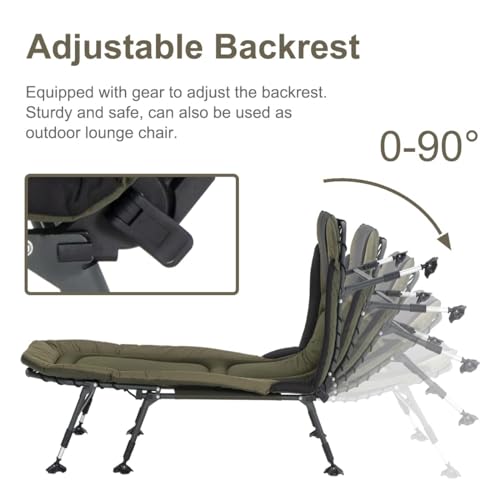 Camping Cot for Adults with Carry Bag, Heavy Duty Folding Bed X3436