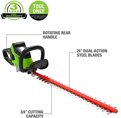 Cordless Hedge Trimmer with Battery and Charger Y81508