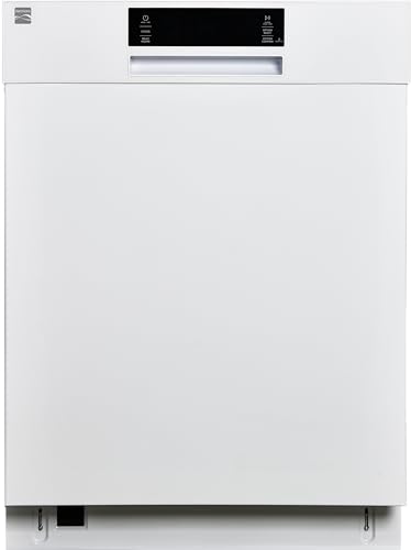 Kenmore 24" Built-In Stainless Steel Tub Dishwasher with SmartWash, Smart Dry, and MoreSpace Adjustable Rack, Energy Star Certified, Fingerprint Resistant Stainless Steel