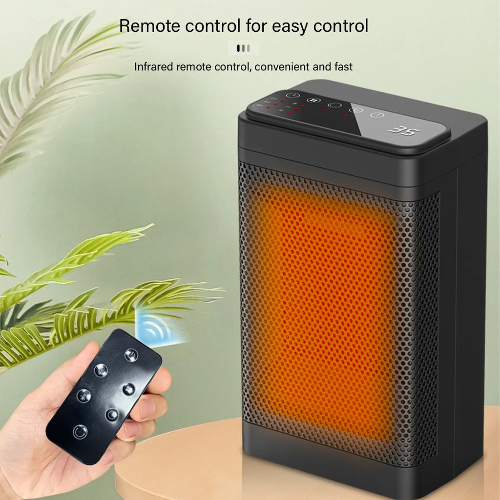 1500W Portable Electric Heater with Thermostat and Remote I930