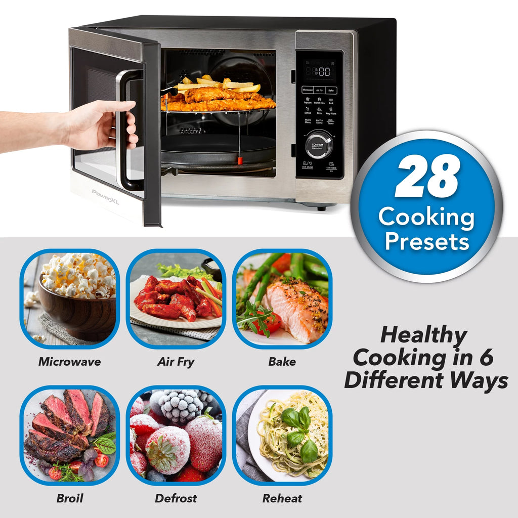 Microwave Air Fryer Plus, Stainless Steel, 1 cu. ft. S50144