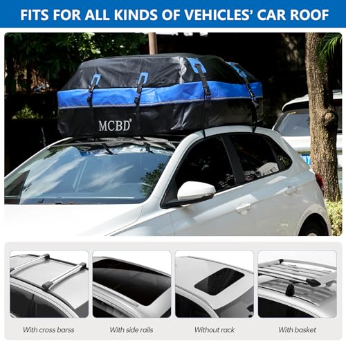Soft-Shell Waterproof Rooftop Cargo Carrier for SUV, 21 Cubic Feet S158395