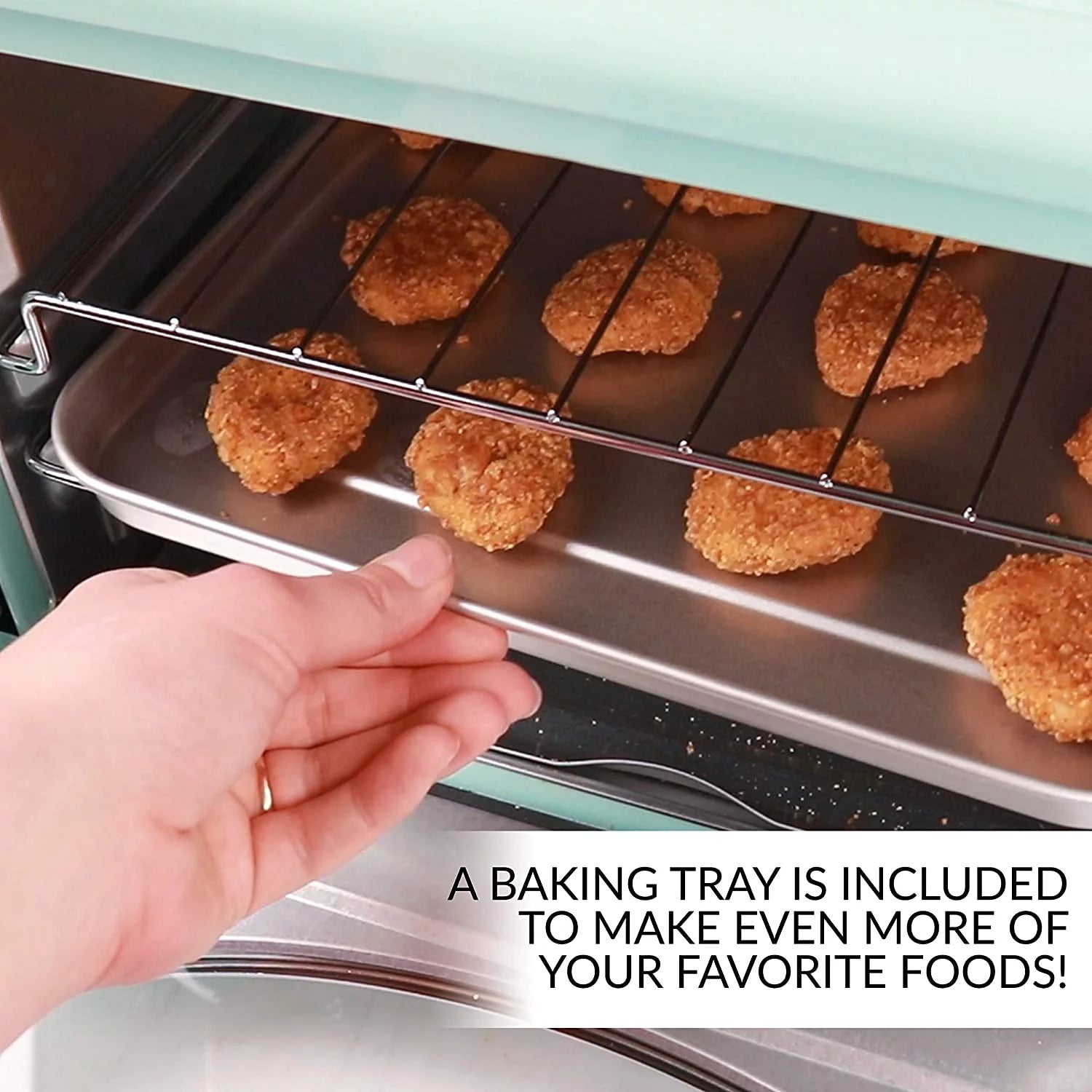 Retro 12-Slice Convection Toaster Oven, Aqua S902989
