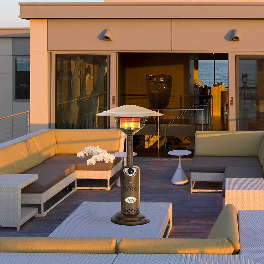 Patio Heater Gas Portable Tabletop Heater with Adjustable Thermostat K198570