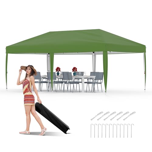 Pop Up Canopy Tent with Roller Bag and Adjustable Height O962