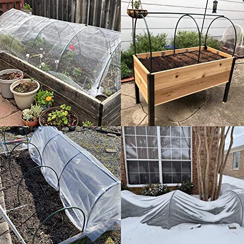 Garden Hoops for Raised Beds, Row Cover, Netting 72PCS L163