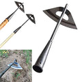 Gardening Tools Hollow Hoe, All-Steel Hardened Hollow Hoe, Sharp Edge Garden Weeding Tools, Hoe Garden Tool Hand Shovel Weed Puller for Backyard Loosening Farm Planting Weeding (For Long Handle)