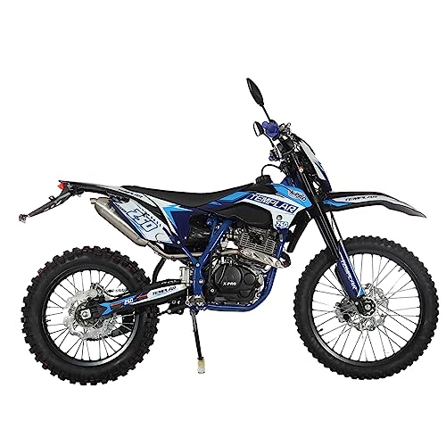 250cc Dirt Bike with 5-Speed Manual Transmission, Electric and Kick Start Q42837