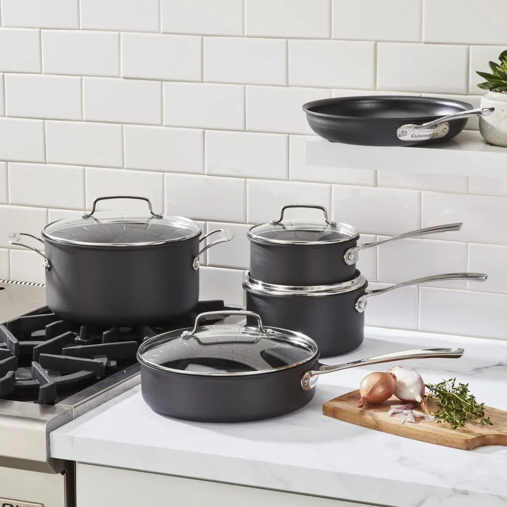 Hard Anodized 9 Piece Cookware Set V3557