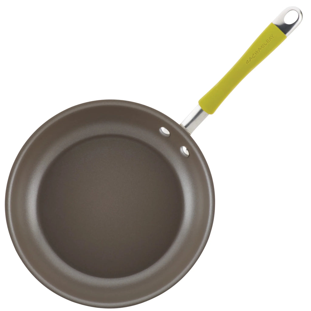 Porcelain Enamel Nonstick Pots and Pans Set, Lemongrass Green X327767