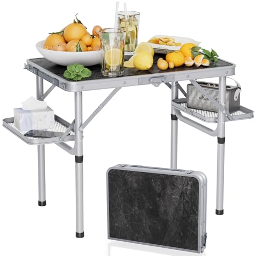 Folding Camping Table Small 2ft Portable Aluminum W647