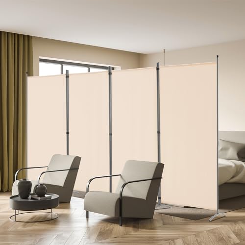 3 Panel Room Divider Folding Partition Privacy Screen, Freestanding Fabric Panel, 102" W x 71" H, Black V153