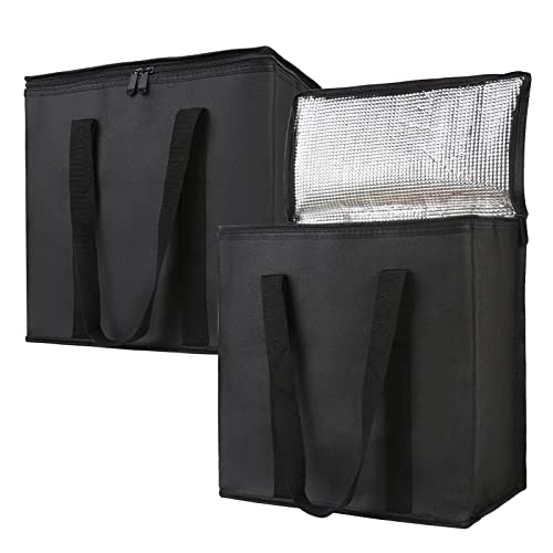 Insulated Food Delivery Bag Hot Cold Meal Carrier Cooler Tote K646948
