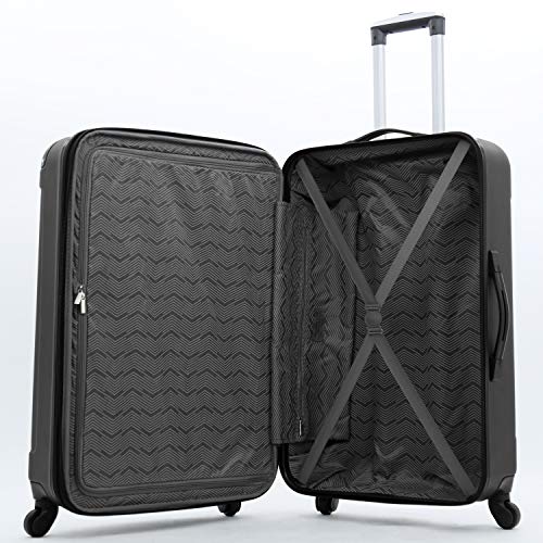 Hardside Luggage 4-Piece Set, Black J441