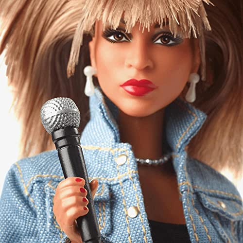 Tina Turner Doll in 90s Fashion with Microphone Accessory W7300