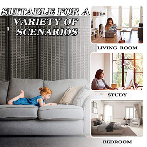 Bamboo Room Divider 6 Panel Folding Privacy Screen for Home L99111