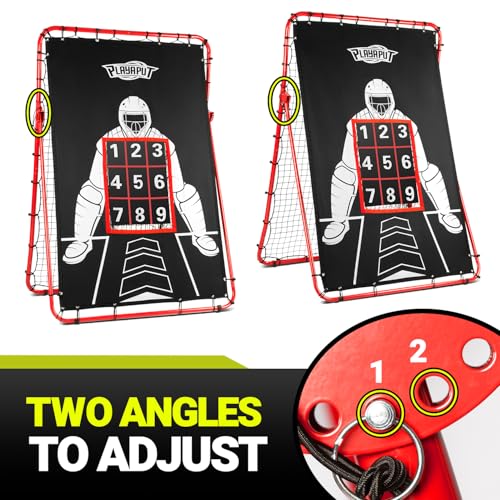 Baseball Rebounder and Pitching Net with Strike Zone O711834